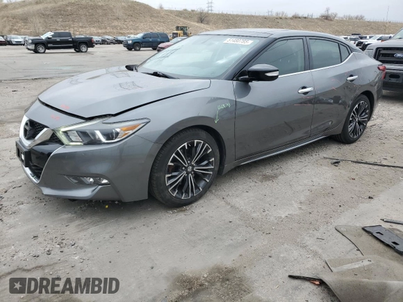 2017 Nissan Maxima SR z VIN 1N4AA6AP4HC377317, wystawiony jako Copart lot #51480785 z przebiegiem 146 594 mil mil oraz Szkoda całkowita • Salvage title. Historia ofert i sprzedaży dostępna na DreamBid. Obrazek 1.