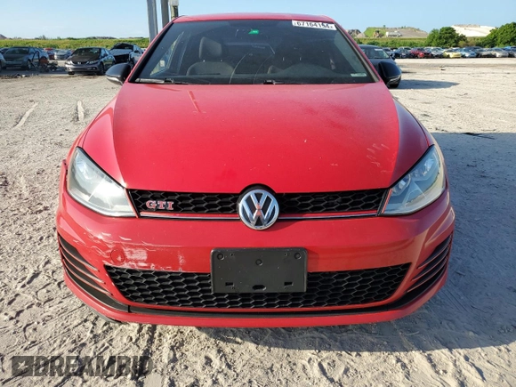 2015 Volkswagen Golf GTI S with VIN 3VWTT7AU2FM074229, listed as a Copart auction lot 67164194 with 128,653 mi miles and Salvage Title. Bid and sale history available at carsss.com. Image 5.