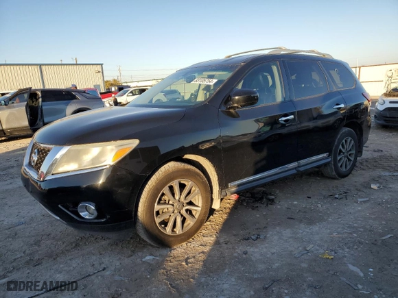 2013 Nissan Pathfinder Platinum with VIN 5N1AR2MN8DC690107, listed as a Copart auction lot 83105754 with 202,704 mi miles and Clean Title. Bid and sale history available at carsss.com. Image 1.