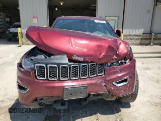 2018 Jeep Grand Cherokee Laredo E with VIN 1C4RJFAG0JC350537, listed as a Copart auction lot 57824835 with 157,398 mi miles and Salvage title. Bid and sale history available at DreamBid. Image 5.