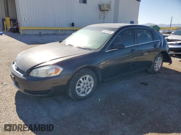 2008 Chevrolet Impala with VIN 2G1WS583881249199, listed as a Copart auction lot 53579305 with 160,956 mi miles and Salvage Title. Bid and sale history available at DreamBid. Image 1.