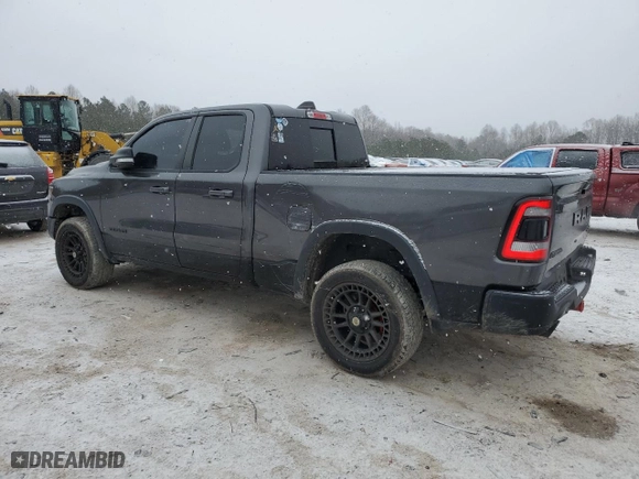 2019 Ram 1500 Rebel with VIN 1C6SRFET5KN740001, listed as a Copart auction lot 46055725 with 81,974 mi miles and Salvage Title. Bid and sale history available at carsss.com. Image 2.