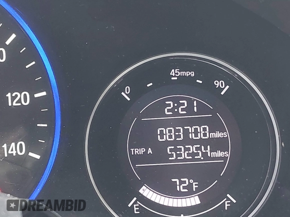 2016 Honda HR-V EX-L w/Navi with VIN 3CZRU6H71GM738455, listed as a IAAI auction lot 42017707 with 83,708 mi miles. Bid and sale history available at carsss.com. Image 15.