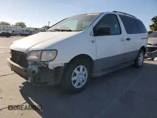 2000 Toyota Sienna LE with VIN 4T3ZF13C5YU287117, listed as a Copart auction lot 55989145 with 69,065 mi miles and Salvage title. Bid and sale history available at DreamBid. Image 1.