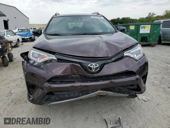 2018 Toyota RAV4 SE with VIN 2T3NFREV8JW444933, listed as a Copart auction lot 55832085 with 75,445 mi miles and Salvage title. Bid and sale history available at DreamBid. Image 5.