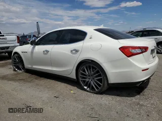 2017 Maserati Ghibli с VIN ZAM57XSA1H1197259, выставлен на аукционе Copart как лот 55272405 с пробегом 37 799 миль миль и Списание • Salvage title. История ставок и продаж доступна на DreamBid. Изображение 2.