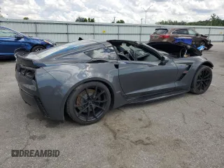 2017 Chevrolet Corvette Grand Sport 2LT with VIN 1G1YY2D71H5111730, listed as a Copart auction lot 55511355 with Not provided miles and Salvage title. Bid and sale history available at DreamBid. Image 3.