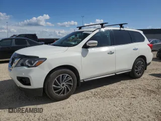 2019 Nissan Pathfinder S with VIN 5N1DR2MM8KC631558, listed as a Copart auction lot 64305125 with 129,914 mi miles and Clean title. Bid and sale history available at DreamBid. Image 1.