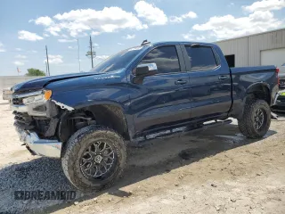 2023 Chevrolet Silverado 1500 LT with VIN 3GCPACEK0PG227265, listed as a Copart auction lot 52184595 with 17,666 mi miles and Salvage Title. Bid and sale history available at DreamBid. Image 1.