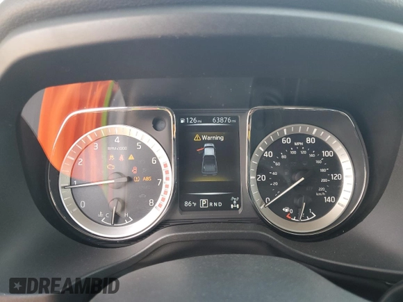 2017 Nissan Titan S with VIN 1N6AA1EJ4HN571219, listed as a Copart auction lot 43154215 with 63,876 mi miles and Salvage Title. Bid and sale history available at carsss.com. Image 9.