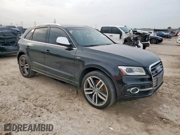2014 Audi SQ5 Premium Plus z VIN WA1CGAFP8EA088536, wystawiony jako Copart lot #58494075 z przebiegiem 56 857 mil mil oraz Szkoda całkowita • Salvage title. Historia ofert i sprzedaży dostępna na DreamBid. Obrazek 4.