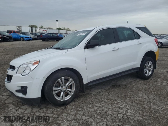 2015 Chevrolet Equinox LS with VIN 2GNALAEK2F6118117, listed as a Copart auction lot 53911425 with 167,222 mi miles and Non Repairable. Bid and sale history available at carsss.com. Image 1.