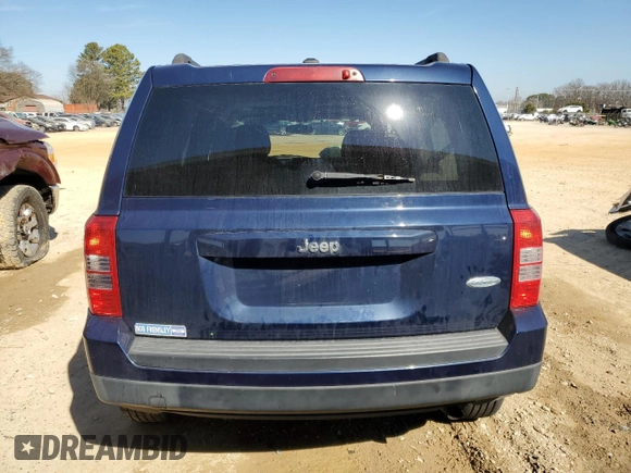 2013 Jeep Patriot Latitude with VIN 1C4NJPFB8DD192657, listed as a Copart auction lot 46593715 with 153,999 mi miles and Salvage Title. Bid and sale history available at carsss.com. Image 6.