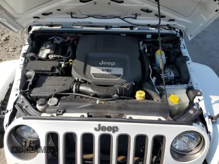 2018 Jeep Wrangler JK Unlimited Sport S with VIN 1C4BJWDG9JL885198, listed as a Copart auction lot 75664394 with 84,117 mi miles and Salvage Title. Bid and sale history available at carsss.com. Image 12.