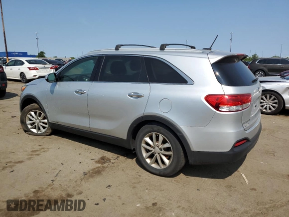 2016 Kia Sorento LX z VIN 5XYPGDA56GG168628, wystawiony jako Copart lot #59299505 z przebiegiem 175 992 mil mil oraz Nie do naprawy • Non repairable. Historia ofert i sprzedaży dostępna na DreamBid. Obrazek 2.
