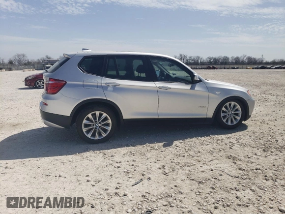 2014 BMW X3 xDrive28i z VIN 5UXWX9C53E0D31858, wystawiony jako Copart lot #48322775 z przebiegiem 106 638 mil mil oraz Szkoda całkowita • Salvage title. Historia ofert i sprzedaży dostępna na DreamBid. Obrazek 3.