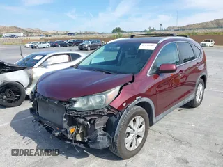 2012 Honda CR-V EX-L with VIN 5J6RM4H78CL047990, listed as a IAAI auction lot 42146207 with 121,043 mi miles. Bid and sale history available at carsss.com. Image 2.