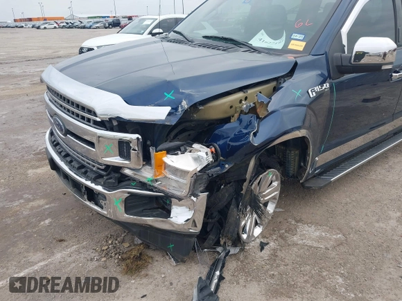 2020 Ford F-150 XL with VIN 1FTEW1CP4LKD87275, listed as a IAAI auction lot 41627193 with 40,932 mi miles. Bid and sale history available at carsss.com. Image 6.