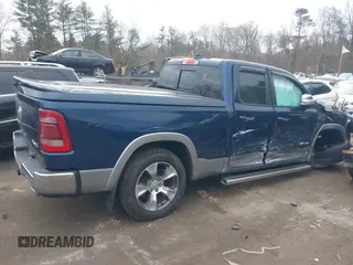 2019 Ram 1500 Laramie with VIN 1C6SRFDT9KN588340, listed as a IAAI auction lot 41717183 with 56,623 mi miles. Bid and sale history available at carsss.com. Image 13.