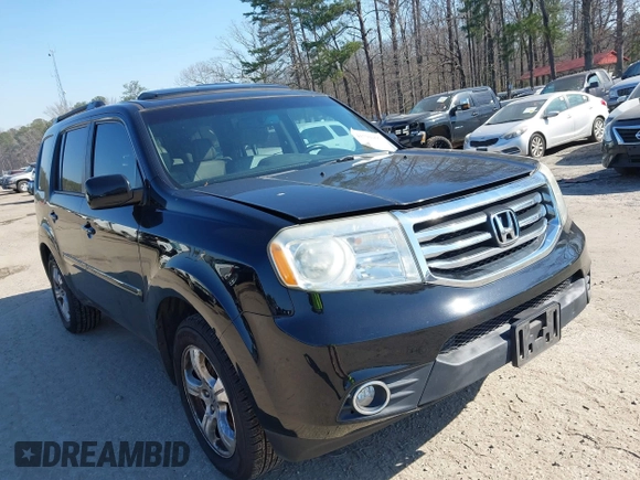 2012 Honda Pilot EX-L with VIN 5FNYF3H56CB037143, listed as a IAAI auction lot 41791166 with 191,262 mi miles. Bid and sale history available at carsss.com. Image 1.