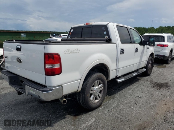2008 Ford F-150 XLT with VIN 1FTPW14V08FA84175, listed as a Copart auction lot 58796915 with 218,516 mi miles and Salvage title. Bid and sale history available at DreamBid. Image 3.