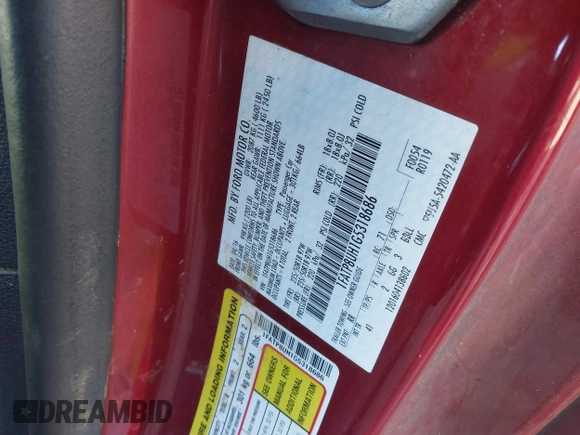 2016 Ford Mustang EcoBoost Premium with VIN 1FATP8UH1G5318686, listed as a IAAI auction lot 41578144 with 163,821 mi miles and . Bid and sale history available at carsss.com. Image 9.
