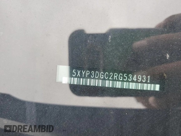 2024 Kia Telluride EX X-Line z VIN 5XYP3DGC2RG534931, wystawiony jako Copart lot #51492545 z przebiegiem 12 340 mil mil oraz Szkody całkowita. Historia ofert i sprzedaży dostępna na DreamBid. Obrazek 14.