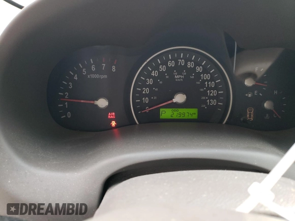 2006 Kia Sedona LX with VIN KNDMB233866080327, listed as a Copart auction lot 74601084 with 219,974 mi miles and Salvage Title. Bid and sale history available at carsss.com. Image 9.
