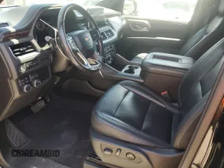 2021 Chevrolet Tahoe LT with VIN 1GNSKNKD4MR262628, listed as a Copart auction lot 54875235 with 90,533 mi miles and Salvage title. Bid and sale history available at DreamBid. Image 7.