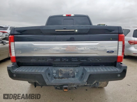 2017 Ford Super Duty F-250 SRW Lariat with VIN 1FT7W2BTXHED40884, listed as a Copart auction lot 51273165 with 159,899 mi miles and Salvage Title. Bid and sale history available at carsss.com. Image 6.
