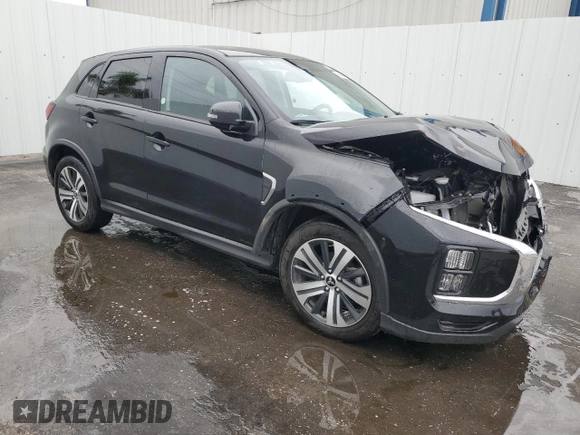 2024 Mitsubishi Outlander Sport S with VIN JA4ARUAU2RU008037, listed as a Copart auction lot 52294555 with 24,825 mi miles and Non Repairable. Bid and sale history available at carsss.com. Image 4.