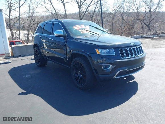 2015 Jeep Grand Cherokee Limited with VIN 1C4RJFBM1FC113082, listed as a IAAI auction lot 41710144 with 1 mi miles. Bid and sale history available at carsss.com. Image 1.