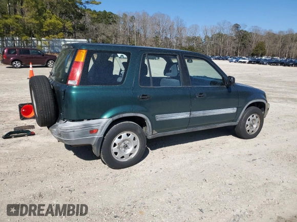 2000 Honda CR-V LX with VIN JHLRD1840YC033134, listed as a Copart auction lot 48556665 with 202,774 mi miles and Salvage Title. Bid and sale history available at carsss.com. Image 3.