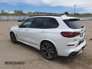 2021 BMW X5 M50i with VIN 5UXJU4C05M9E44232, listed as a Copart auction lot 53387665 with 49,978 mi miles and Salvage Title. Bid and sale history available at DreamBid. Image 2.