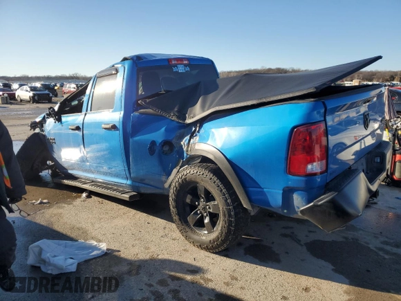 2022 Ram 1500 Tradesman with VIN 1C6RR7FG4NS156765, listed as a Copart auction lot 47787415 with 63,099 mi miles and Salvage title. Bid and sale history available at DreamBid. Image 2.
