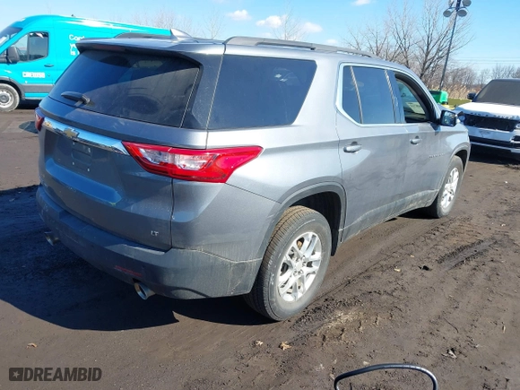 2020 Chevrolet Traverse LT Cloth with VIN 1GNEVGKW7LJ225765, listed as a IAAI auction lot 41608714 with 45,410 mi miles. Bid and sale history available at carsss.com. Image 4.