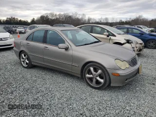 2004 Mercedes-Benz C 230 Kompressor with VIN WDBRF40J24F535886, listed as a Copart auction lot 85705154 with 145,446 mi miles and Salvage Title. Bid and sale history available at DreamBid. Image 4.