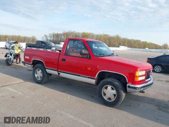 1992 GMC Sierra 1500 with VIN 1GTEK14K6NZ537976, listed as a IAAI auction lot 42036294 with 213,133 mi miles and . Bid and sale history available at DreamBid. Image 1.
