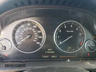 2015 BMW 5 Series 528i xDrive with VIN WBA5A7C55FD620599, listed as a Copart auction lot 74997904 with 119,474 mi miles and Salvage title. Bid and sale history available at DreamBid. Image 9.