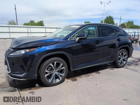 2022 Lexus RX 350 with VIN 2T2HZMDA5NC335640, listed as a Copart auction lot 56891005 with 39,971 mi miles and Salvage title. Bid and sale history available at DreamBid. Image 1.