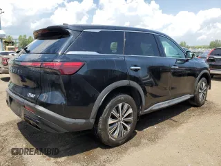 2024 Infiniti QX60 Pure with VIN 5N1DL1ES7RC337412, listed as a Copart auction lot 62099795 with 24,993 mi miles and Clean title. Bid and sale history available at DreamBid. Image 3.