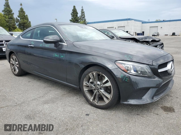 2022 Mercedes-Benz C 300 with VIN W1KWJ8DB3NG107789, listed as a Copart auction lot 59398755 with 63,435 mi miles and Salvage title. Bid and sale history available at DreamBid. Image 4.