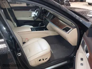 2015 Hyundai Genesis 3.8L with VIN KMHGN4JE1FU012186, listed as a IAAI auction lot 41753637 with 91,241 mi miles. Bid and sale history available at carsss.com. Image 5.