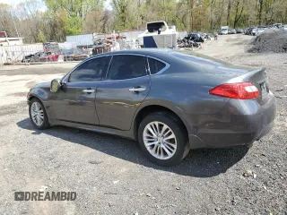 2012 Infiniti M with VIN JN1BY1ARXCM395969, listed as a Copart auction lot 52706675 with Not provided miles and Salvage title. Bid and sale history available at DreamBid. Image 2.