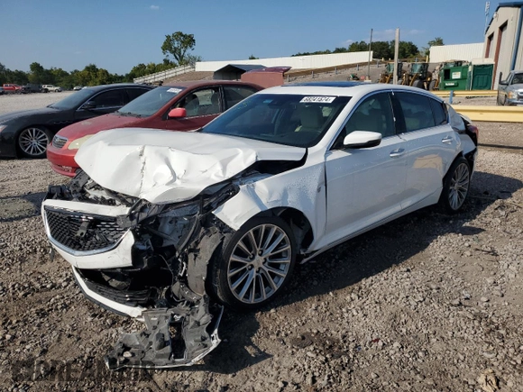 2020 Cadillac CT5 Premium Luxury with VIN 1G6DT5RK5L0112892, listed as a Copart auction lot 68241574 with 28,137 mi miles and Salvage Title. Bid and sale history available at DreamBid. Image 1.