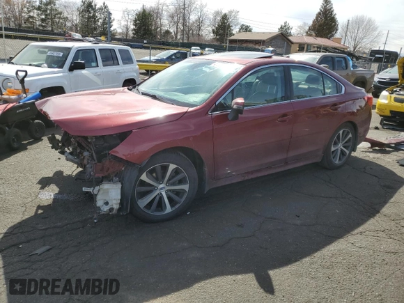 2017 Subaru Legacy Limited with VIN 4S3BNAN61H3005988, listed as a Copart auction lot 48822665 with 119,303 mi miles and Salvage Title. Bid and sale history available at carsss.com. Image 1.
