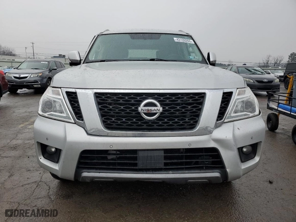 2019 Nissan Armada SL with VIN JN8AY2ND0K9089978, listed as a Copart auction lot 43120265 with NaN miles and Salvage Title. Bid and sale history available at carsss.com. Image 5.