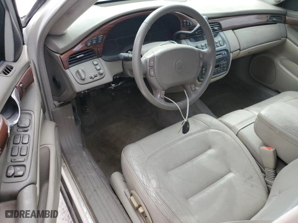 2001 Cadillac DeVille with VIN 1G6KD54Y11U256445, listed as a Copart auction lot 74976154 with NaN miles and Salvage Title. Bid and sale history available at carsss.com. Image 8.