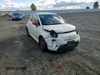 2014 FIAT 500e with VIN 3C3CFFGE9ET172865, listed as a Copart auction lot 76743054 with 87,791 mi miles and Salvage Title. Bid and sale history available at carsss.com. Image 10.