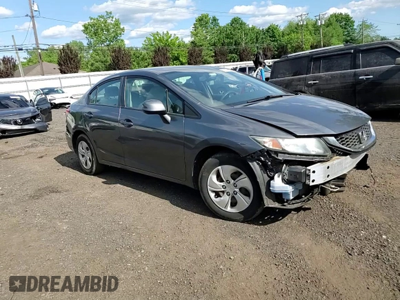 2013 Honda Civic LX z VIN 19XFB2F56DE223966, wystawiony jako Copart lot #59117725 z przebiegiem 115 394 mil mil oraz Szkoda całkowita • Salvage title. Historia ofert i sprzedaży dostępna na DreamBid. Obrazek 13.
